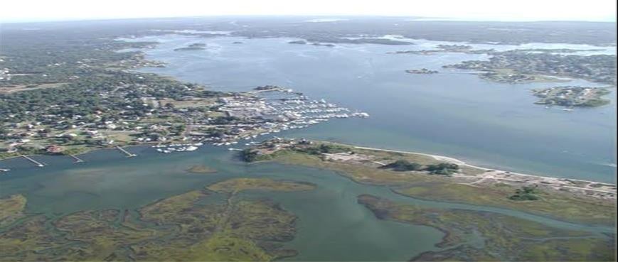 South Kingstown Mooring Aerial View